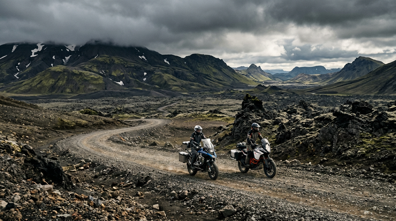 Iceland by Adventure Bike: Fire, Ice and Gravel
